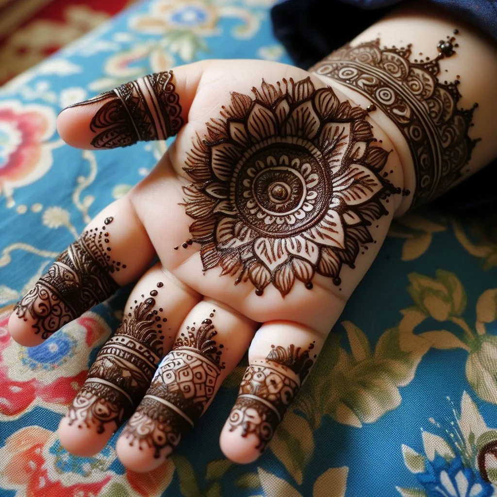 Discover beautiful mehndi designs for children